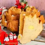 Bundt cake de Roscón de Reyes con crema pastelera de turrón. Imagen 02