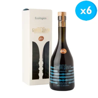 AOVE Premium Ecológico 500ml Balcón del Guadalquivir. 6 botellas con estuche