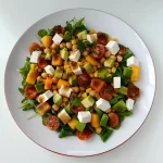 Ensalada de garbanzos, aguacate y caqui. Imagen 08
