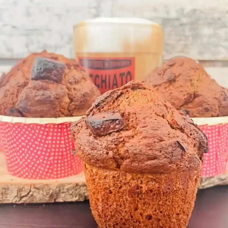 Muffins de cacao chocolate y galleta lotus. Imagen 07
