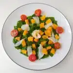 Ensalada citrica con espinacas y bacalao ahumado. Imagen 05