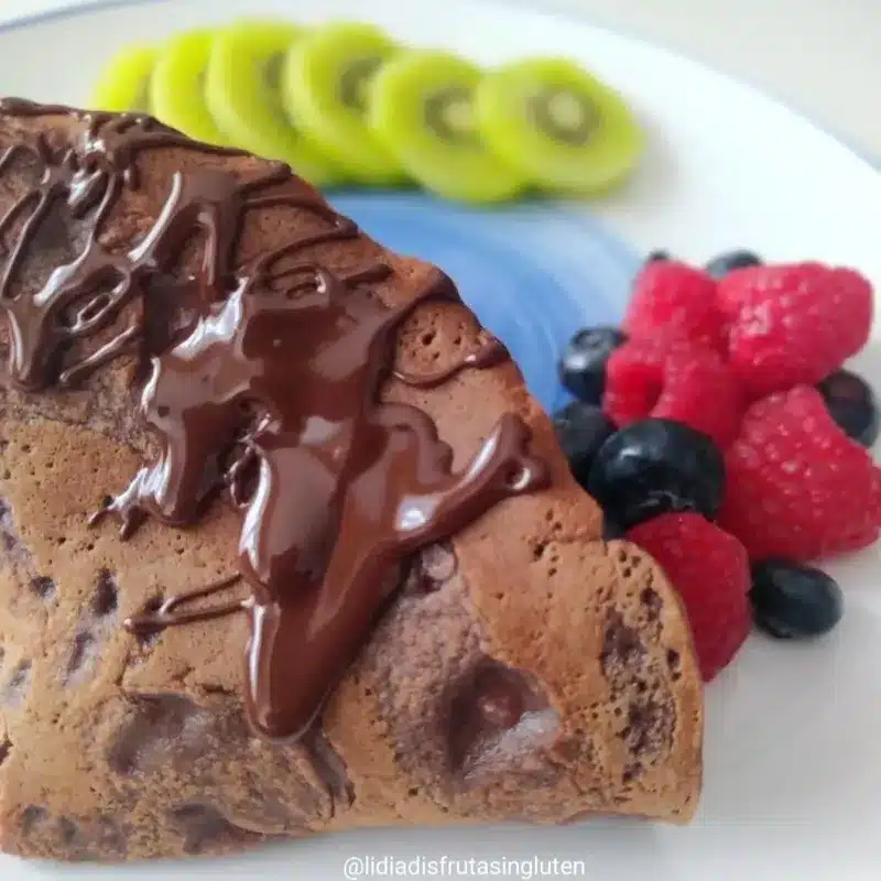 Tortitas de chocolate sin gluten y sin azúcar. Imagen 04
