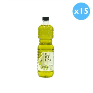 Aceite de oliva virgen extra Olibaeza botella 1L picual. 15 unidades