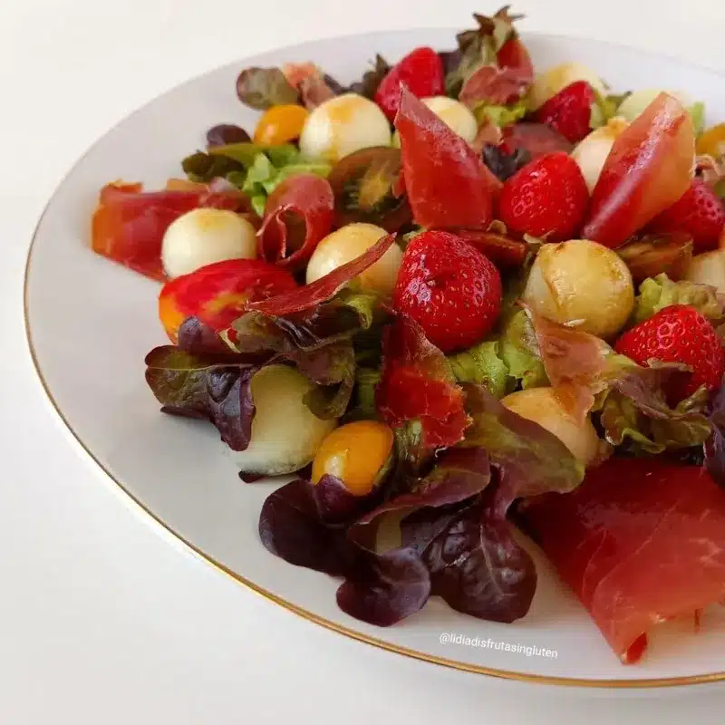Ensalada de melón con jamón. Imagen 06