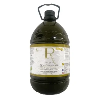 Aceite de oliva ecológico 5 litros Tierra de Renacimiento.