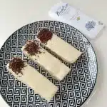 Barritas de chocolate blanco sin gluten y mermelada de higos. Imagen 03