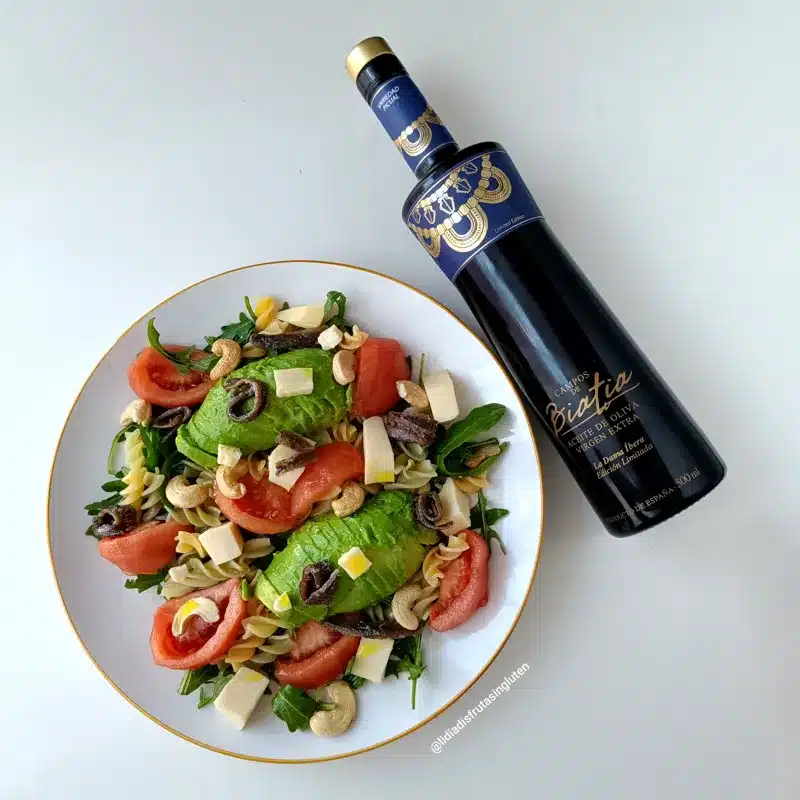 Ensalada de pasta sin gluten con rúcula. Imagen 05