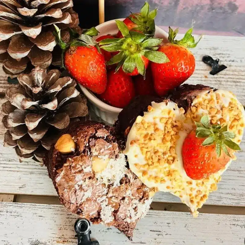Brownie de nueces de Brasil. Imagen 02