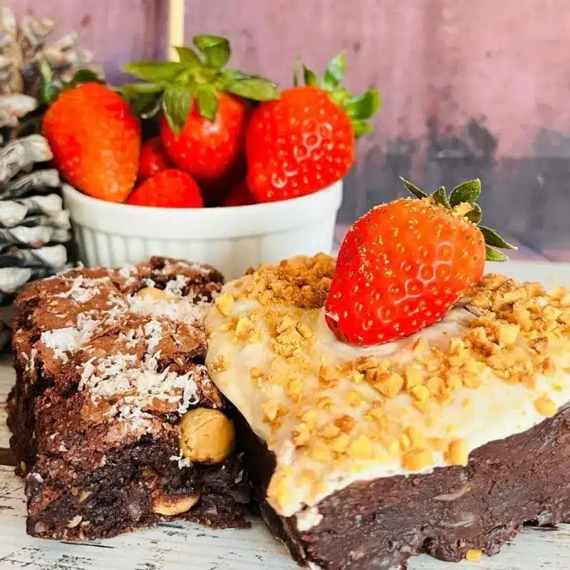 Brownie de nueces de Brasil. Imagen 03