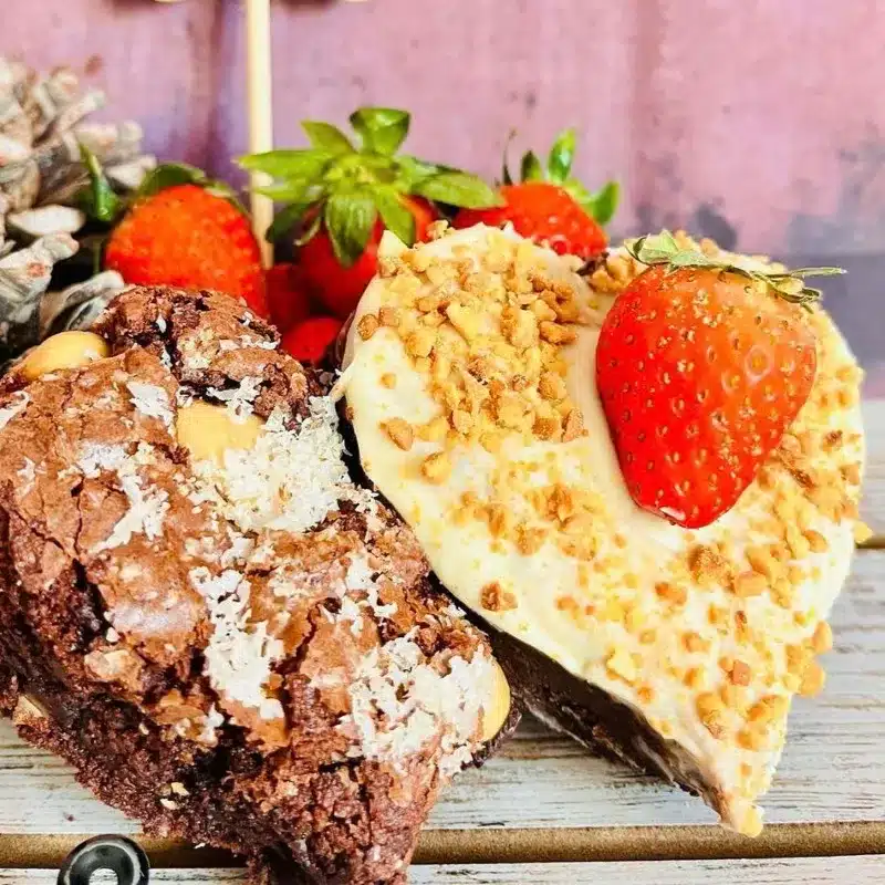 Brownie de nueces de Brasil. Imagen 04