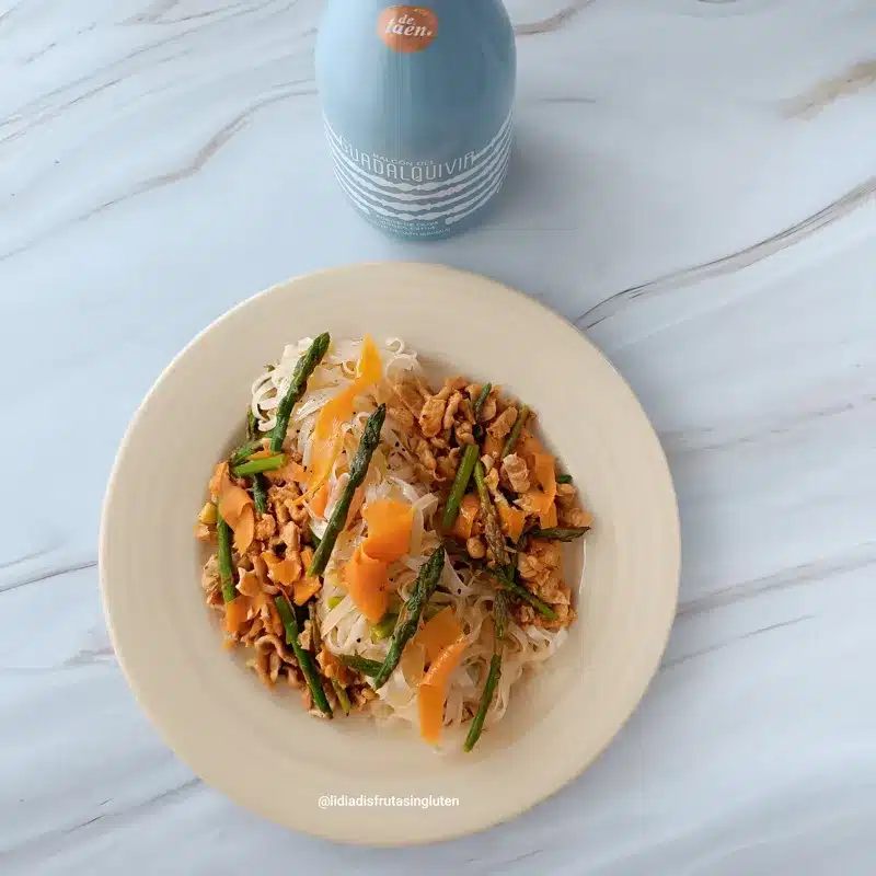 Wok vegano sin gluten. Imagen 01