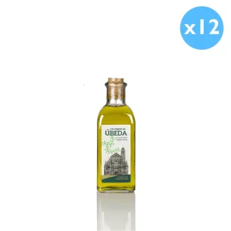 Aceite de oliva virgen extra Los Cerros de Úbeda 500ml. 12 tarros de cristal