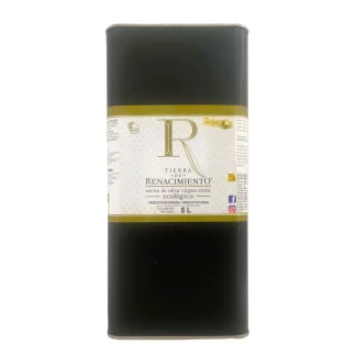 Aceite de oliva ecologico tierra-de renacimiento lata 5 litros. 1 unidad