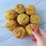 Muffins sin gluten salados de queso y calabacín. Imagen 04