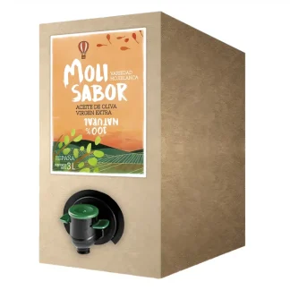 AOVE hojiblanca 3l bag in box Molisabor Oleícola Jaén