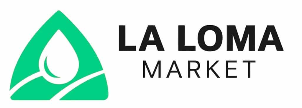 La Loma Market logo. Versión rectangular para fondo claro