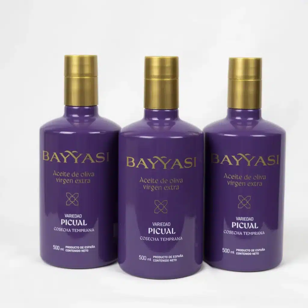 Aceite de oliva virgen extra temprano Bayyasi. 3 unidades.