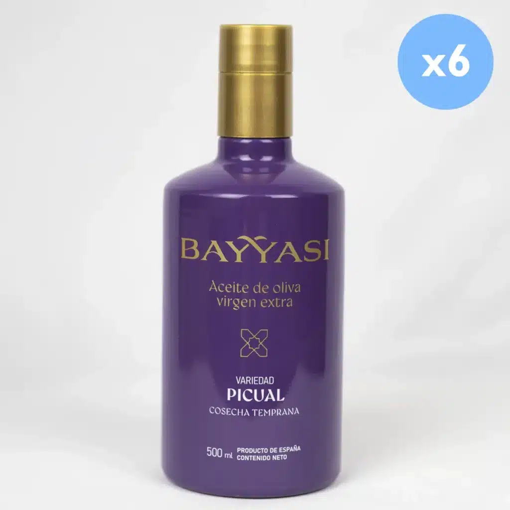 Aceite de oliva virgen extra temprano Bayyasi. 6 unidades