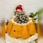 Bizcocho navideño de arándanos y naranja. Imagen 01