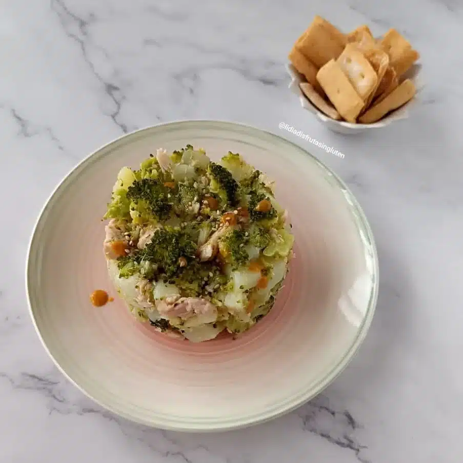 Ensalada de patata, bonito y brécol. Imagen 05