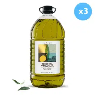 Aceite de oliva virgen extra 5L Tierras de Canena. 3 garrafas