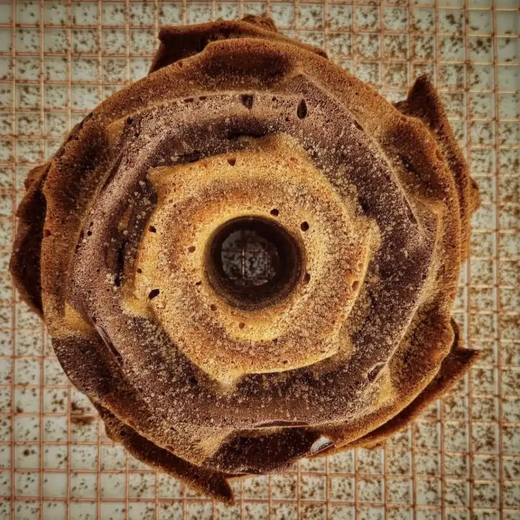 Bizcocho cebra de vainilla y cacao. Imagen 03