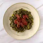 Grelos con chorizo. Imagen 01