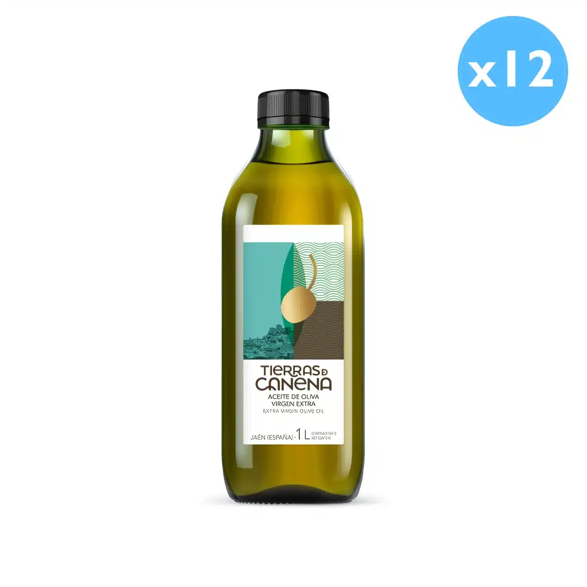 Aceite de oliva virgen extra Tierras de Canena 1L. 12 unidades